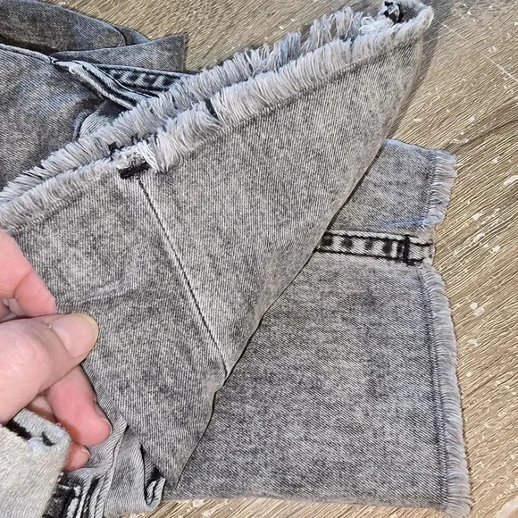 One X OneTeaspoon Society Legend Denim Jeans Grey Society Size 26 - Picture 10 of 13
